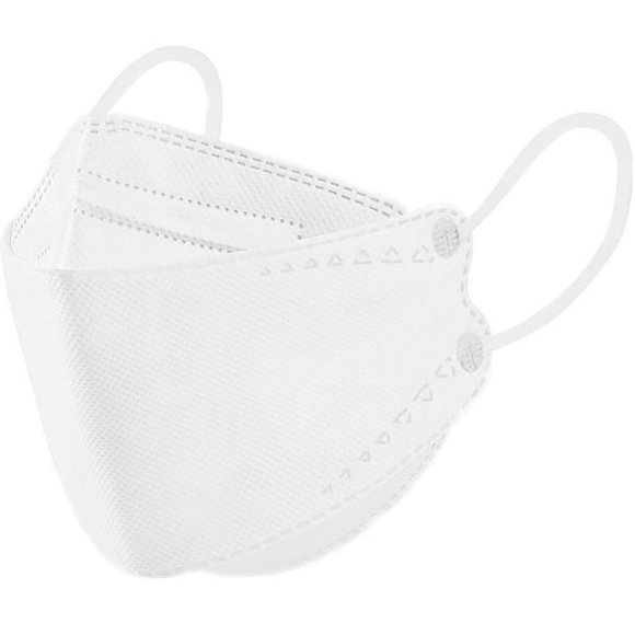 UNISEX KF94 Mask, 50PCS Face Masks, White Disposable Masks - Picture 2 of 6